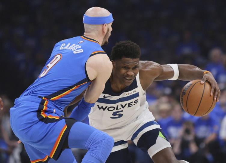 NBA西決G5回放：森林狼逆轉(zhuǎn)雷霆重返總決賽