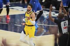 哈利伯頓表現(xiàn)低迷 球隊(duì)23分僅占24% 遠(yuǎn)低于前四場(chǎng)41%