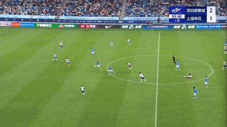 杜加利奇左腳抽射破門，新鵬城3-1逆轉(zhuǎn)申花鎖定勝局