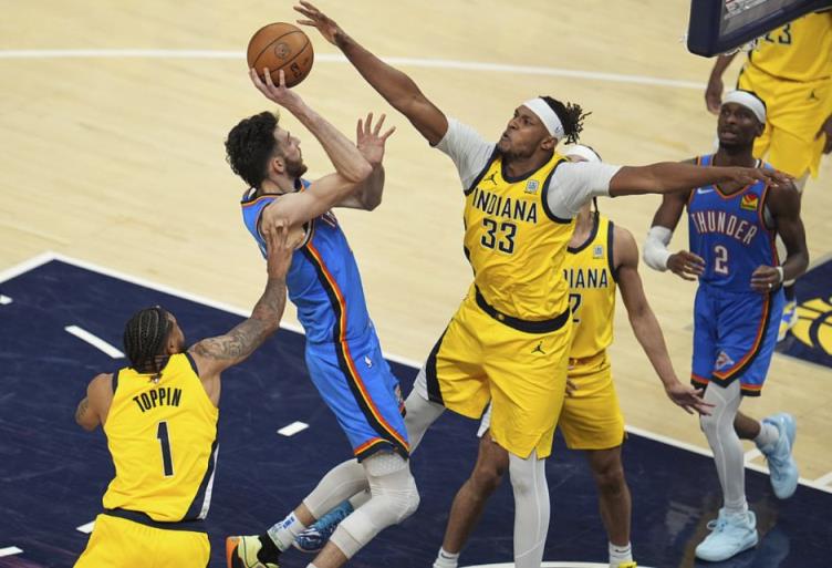 NBA總決賽G5步行者vs雷霆比分預(yù)測(cè)：天王山之戰(zhàn)誰(shuí)能笑到最后？