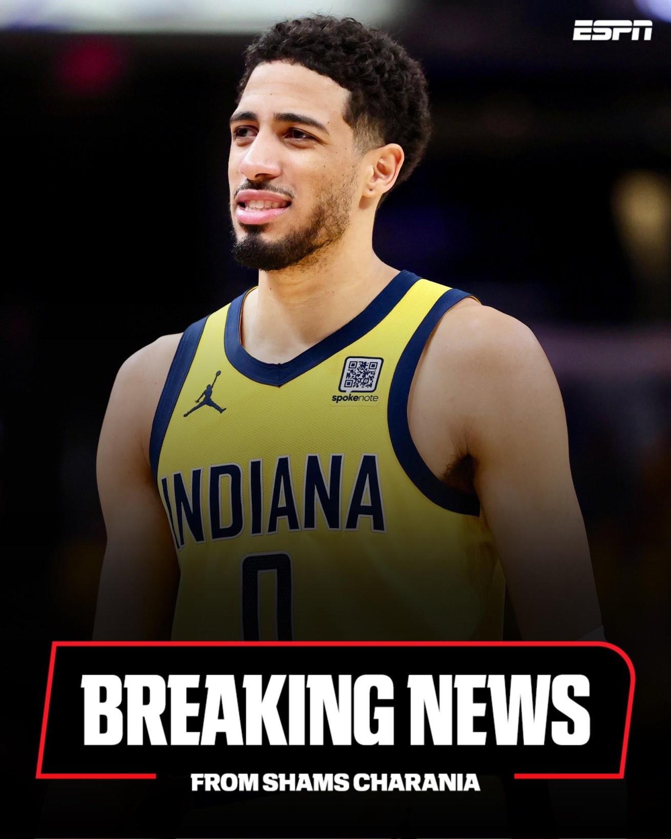 Shams：哈利伯頓右小腿拉傷，將進(jìn)行核磁共振檢查