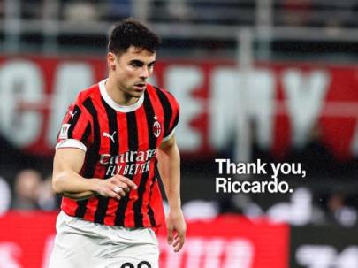 米蘭官方：索蒂爾租借合同到期離隊(duì)，祝福未來一切順利