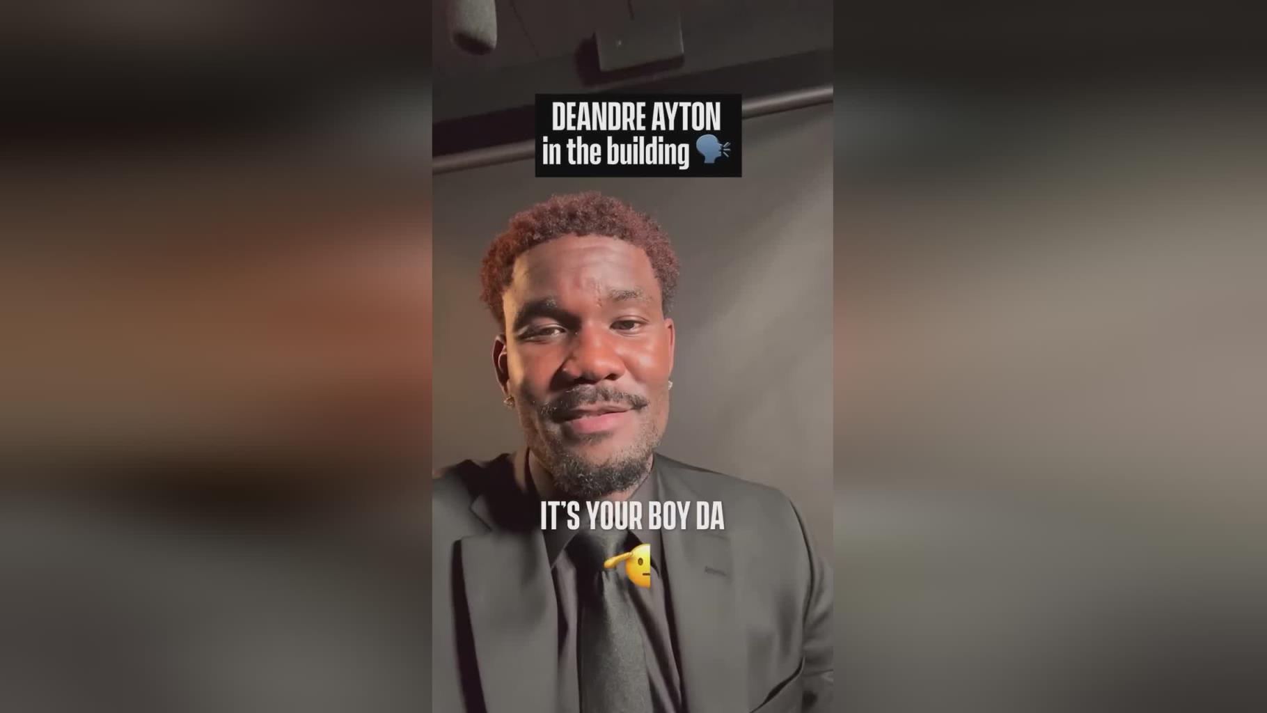 艾頓曬視頻打招呼：湖人球迷你們好，我是5號艾頓