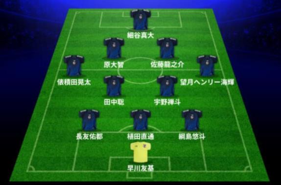 日媒：日本隊(duì)采用3-4-2-1陣型，長(zhǎng)友佑都擔(dān)任左邊中衛(wèi)，細(xì)谷真大前插