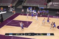 楊瀚森隊(duì)友！阿夫迪亞昨日在國家隊(duì)利用個(gè)人能力高難度硬解