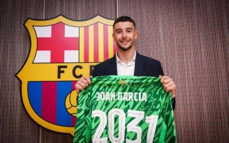注冊球員+1！巴薩門將霍安-加西亞完成西甲注冊