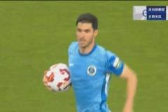 埃杜-加西亞搶點(diǎn)破門，深圳新鵬城1-2云南玉昆