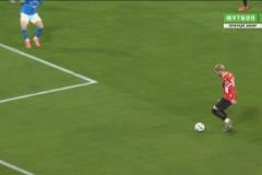 米蘭扳回一球！特奧橫傳門前助攻約維奇搶點(diǎn)破門！