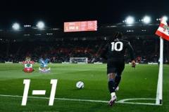 圣徒憾吞3分僅得1分積分終上雙，距最差紀(jì)錄僅差1分