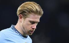 德布勞內(nèi)英超全場未創(chuàng)造機(jī)會，2018年4月后首場未建功