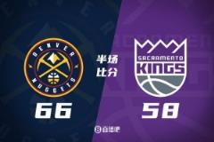 掘金首戰(zhàn)半場領(lǐng)先國王，波特和戈登各得14分