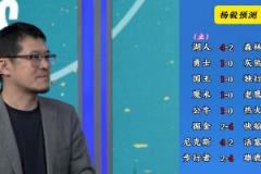 明燈來了！看看楊毅的季后賽預(yù)測：湖人4-2狼 快船4-2掘金