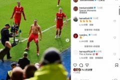 替補(bǔ)打入制勝球！阿諾德曬脫衣慶祝照：特殊時(shí)刻！