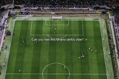 撒鹽，那不勒斯球迷賽后慶祝米蘭淘汰國米