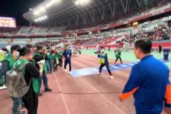 泰山隊(duì)1-1青島海牛握手言和，賽后雙方球員上演“老友記”