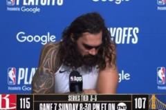 亞當(dāng)斯：我今天搶了三個進(jìn)攻籃板？那太糟糕了