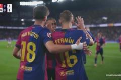 巴薩2-1反超比分！馬丁左路傳中助攻！費爾明推射破門！