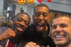 慶祝晉級！盧卡斯曬與登貝萊、金彭貝合照，決賽在即！