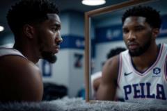 米切爾八年季后賽未摸地板，美媒曬圖對比恩比德照鏡子