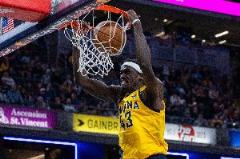 西卡成為近20年來首位在季后賽單場(chǎng)砍下20+且命中率超90%的步行者球員