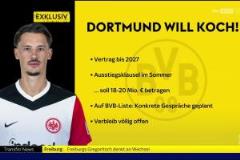 勒沃庫(kù)森與多特聯(lián)手爭(zhēng)奪法蘭克福后衛(wèi)科赫