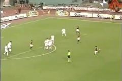 一代傳奇！03年意杯決賽，托蒂兩回合轟進3粒超遠任意球！