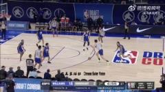 楊瀚森全場表現(xiàn)亮眼：弧頂策應(yīng)出色，釘板大帽、暴扣與多次要位引關(guān)注