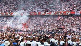 科隆重返德甲，球迷熱情涌向球場慶祝