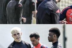 加納喬染白發(fā)亮相歐聯(lián)杯決賽現(xiàn)場