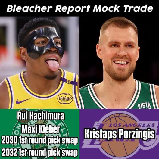 湖人送走八村和克萊伯換波津，BR建議交易方案出爐