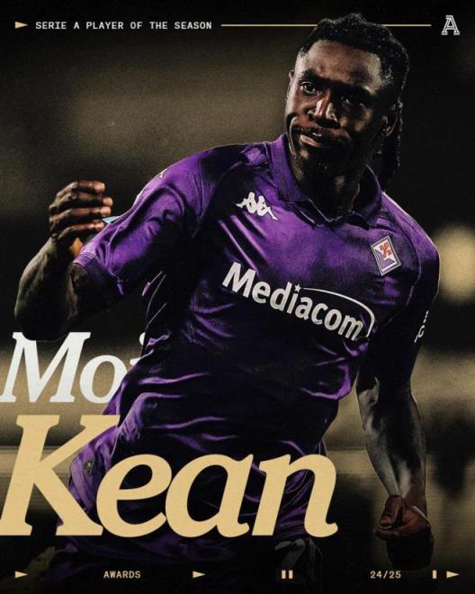 小基恩獲TA評(píng)選意甲賽季最佳球員稱號(hào)