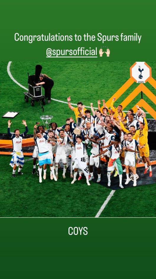 心系熱刺，波切蒂諾慶賀球隊(duì)奪冠：致敬熱刺大家庭