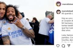 馬塞洛贊莫德里奇：你永遠(yuǎn)是傳奇，感謝你教會(huì)我很多