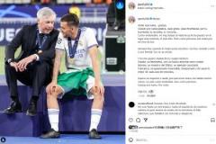 塞巴略斯致謝安切洛蒂：感謝您和教練團隊，是你們讓我成長