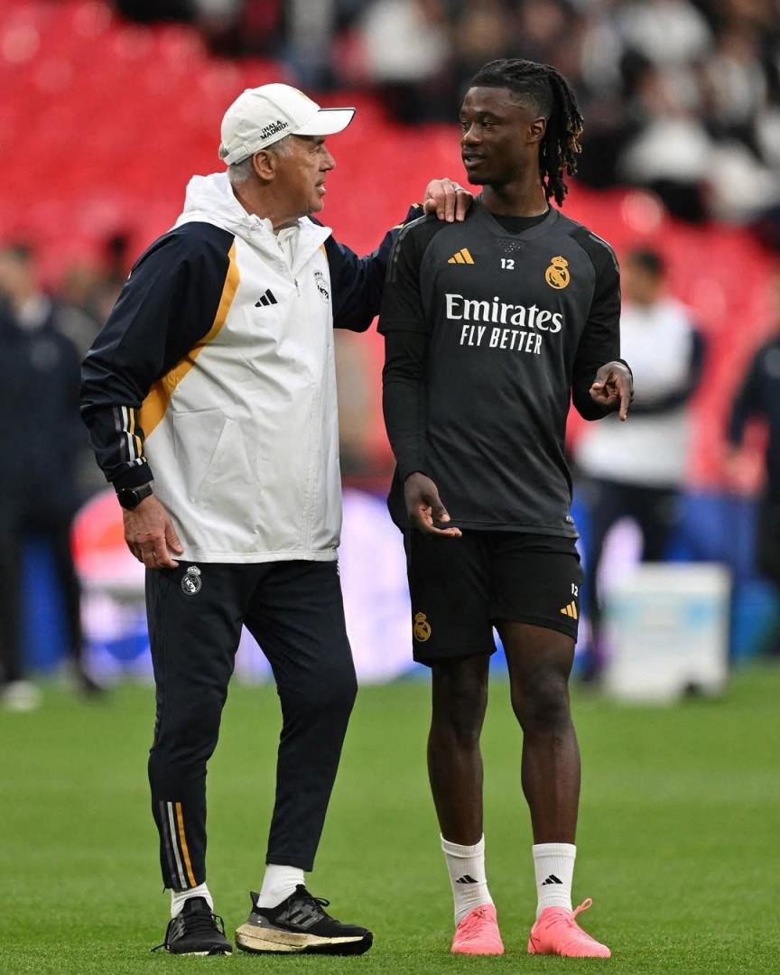 卡馬文加感念安帥：在您的指導下學習與成長是一種榮耀