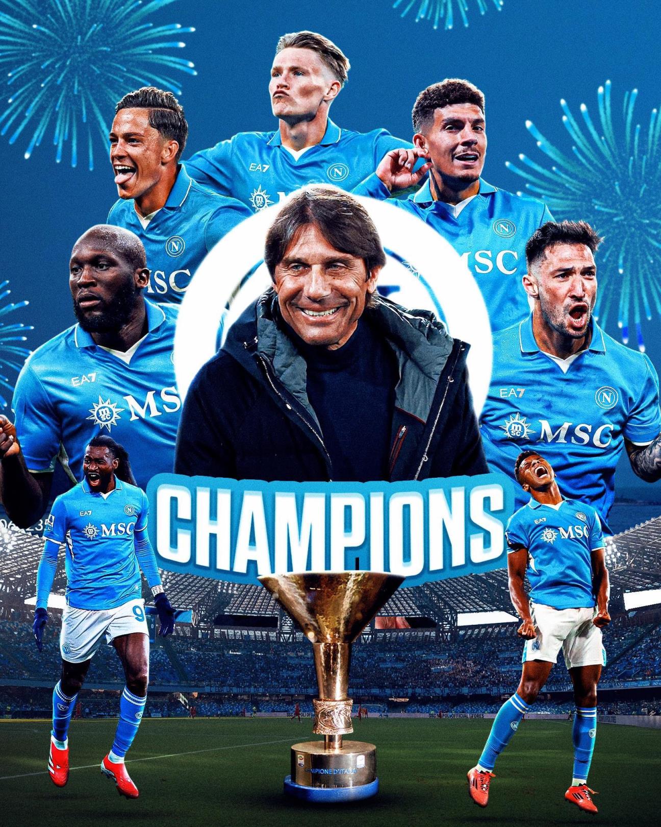那不勒斯再奪意甲冠軍，五大聯(lián)賽冠軍隊(duì)伍保持不變