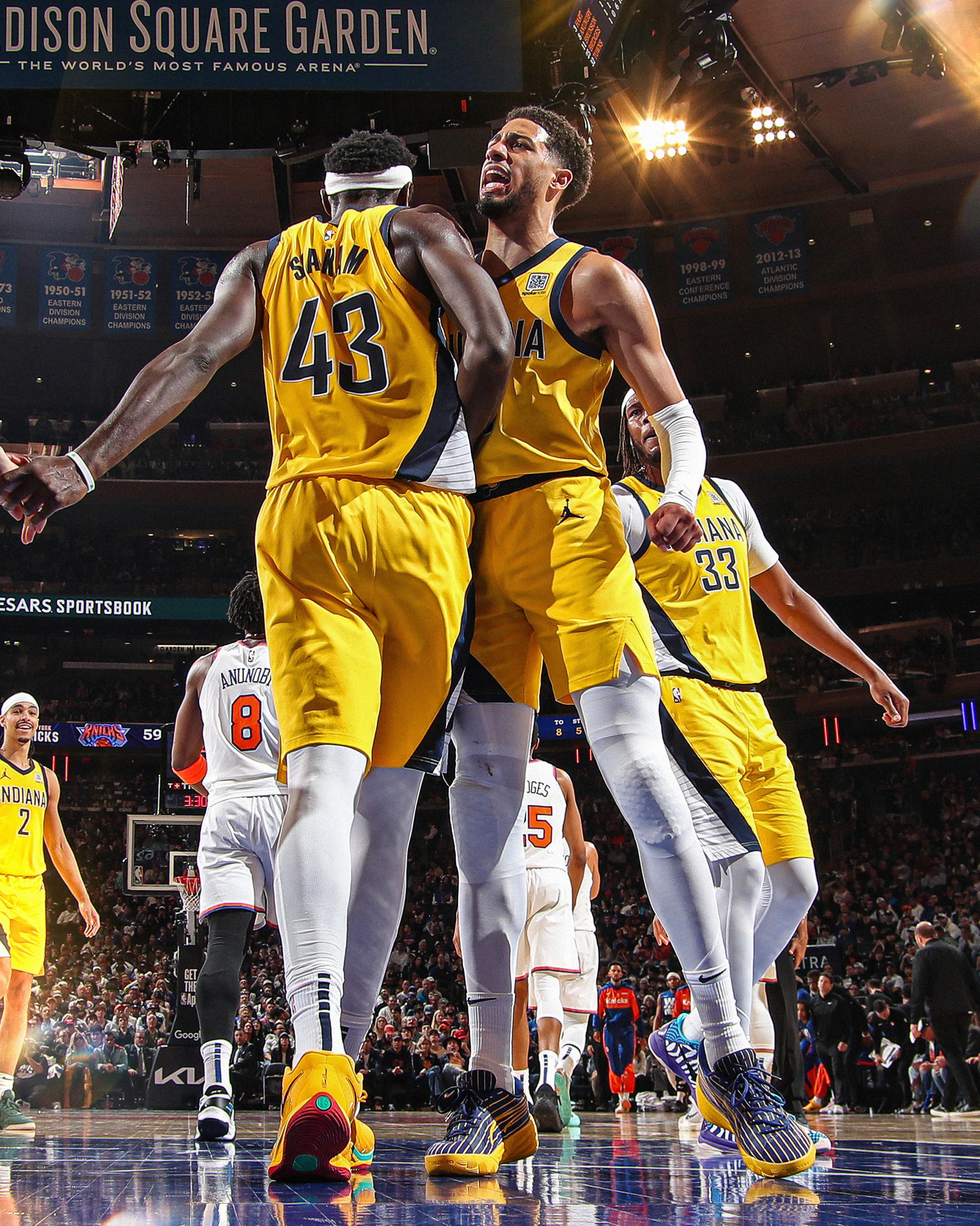 步行者連續(xù)七場季后賽轟出100+得分與25+助攻的強(qiáng)勢表現(xiàn)