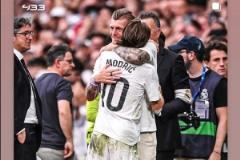 致敬！東契奇轉發(fā)莫德里奇與克羅斯擁抱照片表達敬意